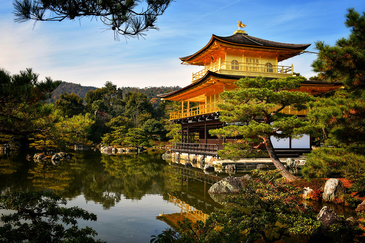 Golden Temple next to lake